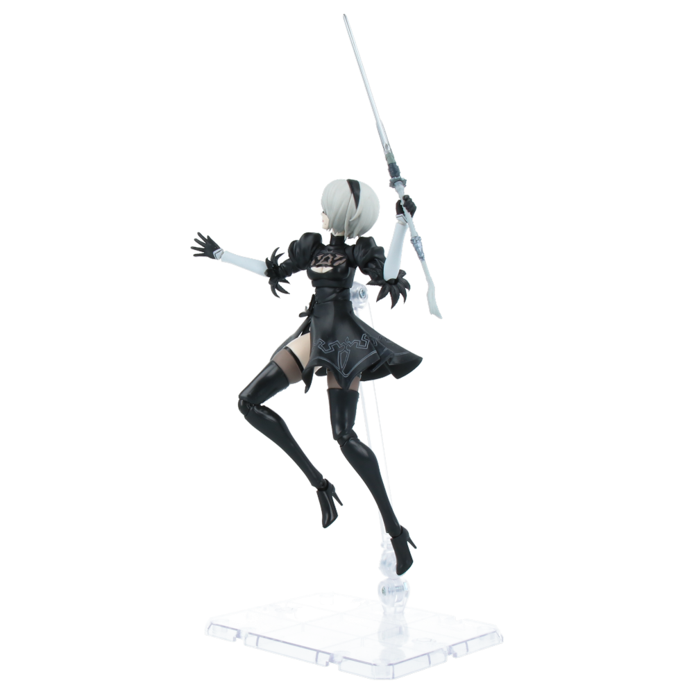 S.H. Figuarts 2B Action Figure - NieR: Automata Collectible Model for Anime Fans & Game Collectors - Perfect for Display, Cosplay Inspiration, and Gaming Room Decor