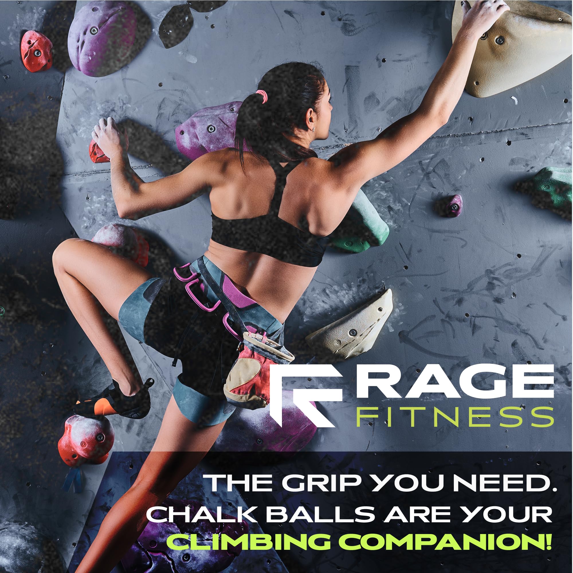 Gym Chalk | Premium Magnesium Carbonate Athletic Chalk for Superior Grip - Ideal for Weightlifting, Gymnastics, Rock Climbing & CrossFit Workouts