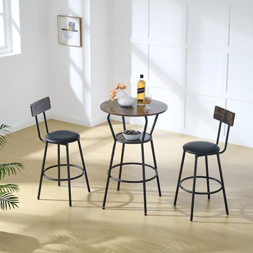 Brown-round Table