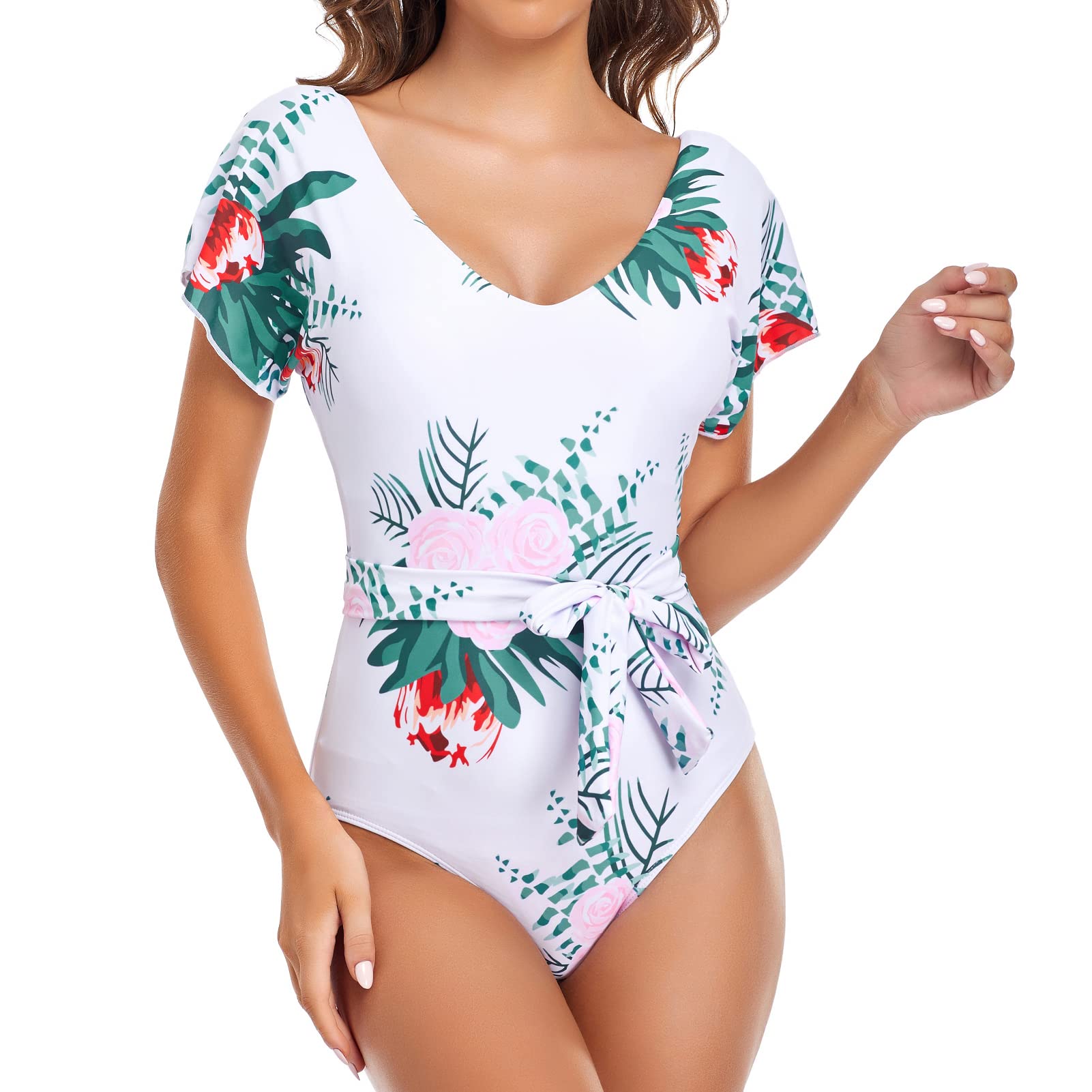 **Edelqual One Piece Swimsuit for Women - Slimming Tummy Control Bathing Suit | High Waisted Swimwear for Beach, Pool & Vacation**