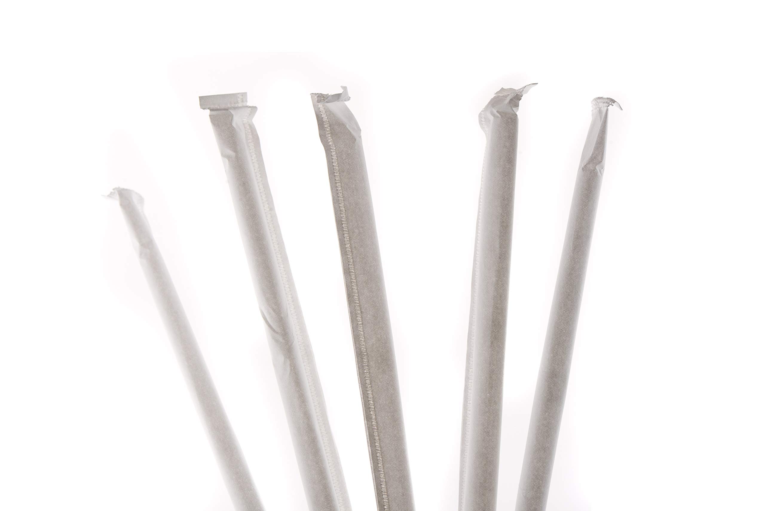 EcoQuality BPA-Free Flexible Plastic Drinking Straws - 3600 Individually Wrapped Clear Bendy Straws for Parties, Catering & Birthday Events | Disposable & Reusable Drinking Accessories