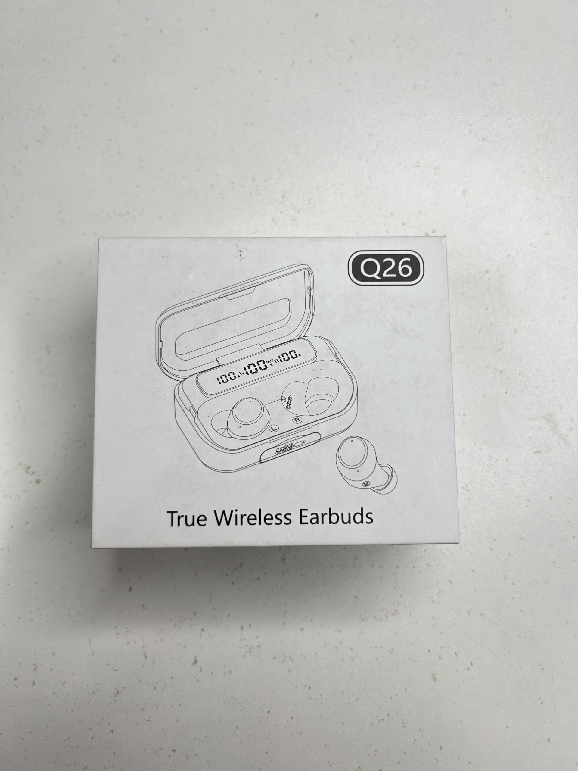 2024 Wireless Bluetooth Earbuds 5.3 with LED Power Display - 128H Playtime, IPX7 Waterproof, Noise Cancelling Mic for Sports & Gym - Compatible with iOS/Android Devices - Perfect for Running, Workouts & Daily Commute
