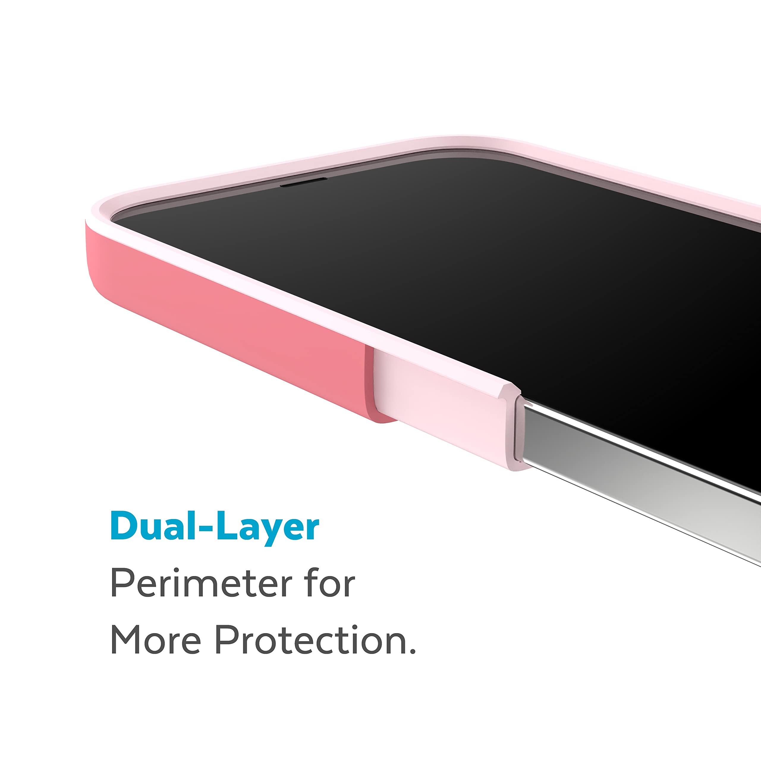 Speck iPhone 14 & iPhone 13 Case - Shockproof Dual Layer Protective Cover with MagSafe Compatibility & Soft Touch Coating | 6.1