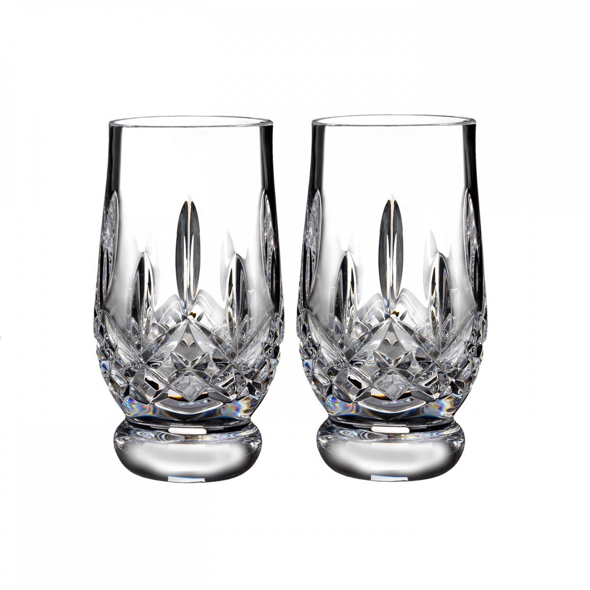Waterford Connoisseur Lismore Crystal Footed Tasting Glasses Set of 2 - Elegant Whiskey, Wine & Cocktail Tumbler for Special Occasions & Home Entertaining