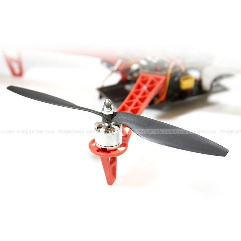 Gemfan 10x4.5 Carbon Fiber Propeller Set - Black Nylon CW/CCW Drone Props for FPV Racing & Aerial Photography (2 Pairs)