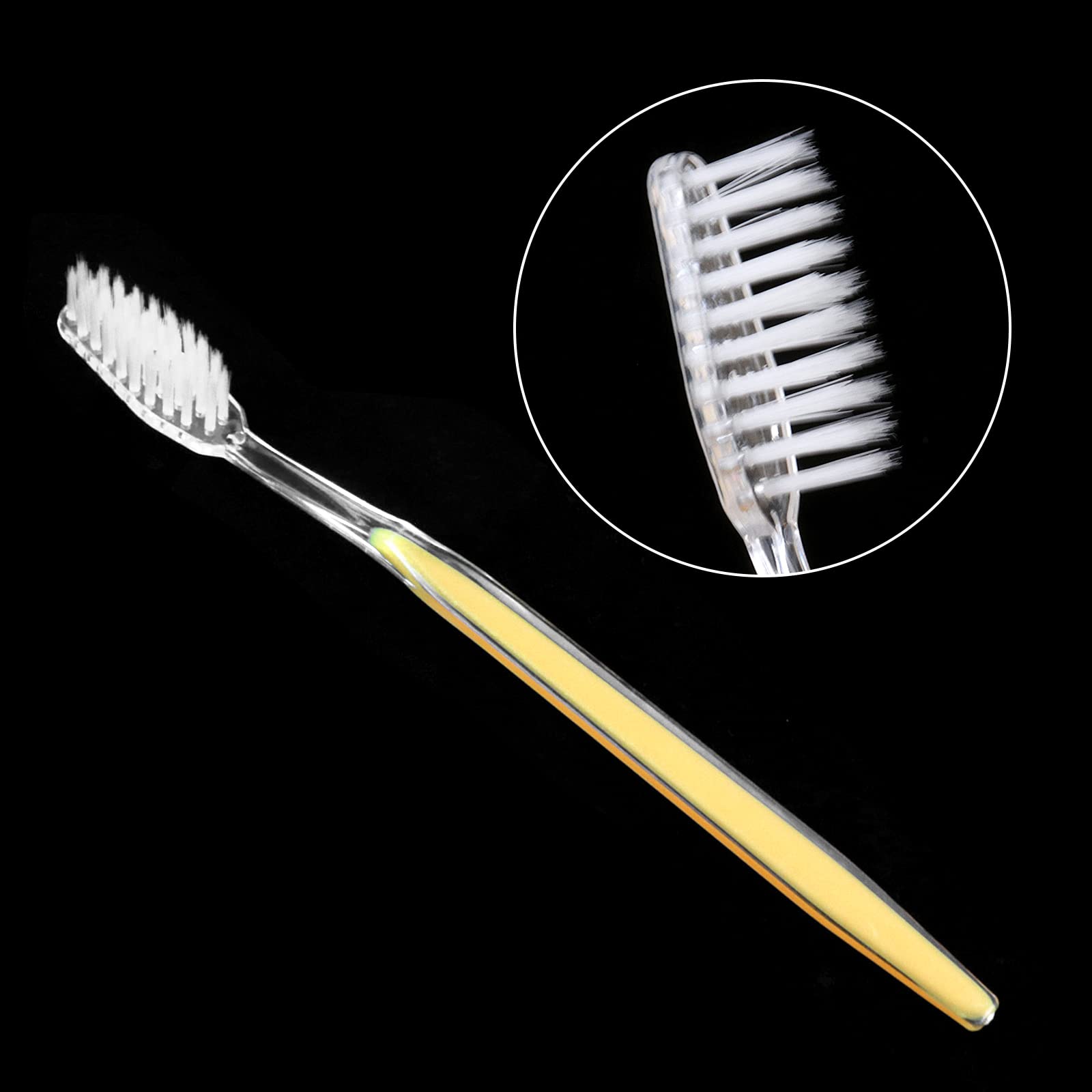 50pcs Disposable Toothbrushes with Toothpaste - Travel Size, Eco-Friendly (5 Colors) | Perfect for Camping, Hotels, Airplanes & Emergency Kits