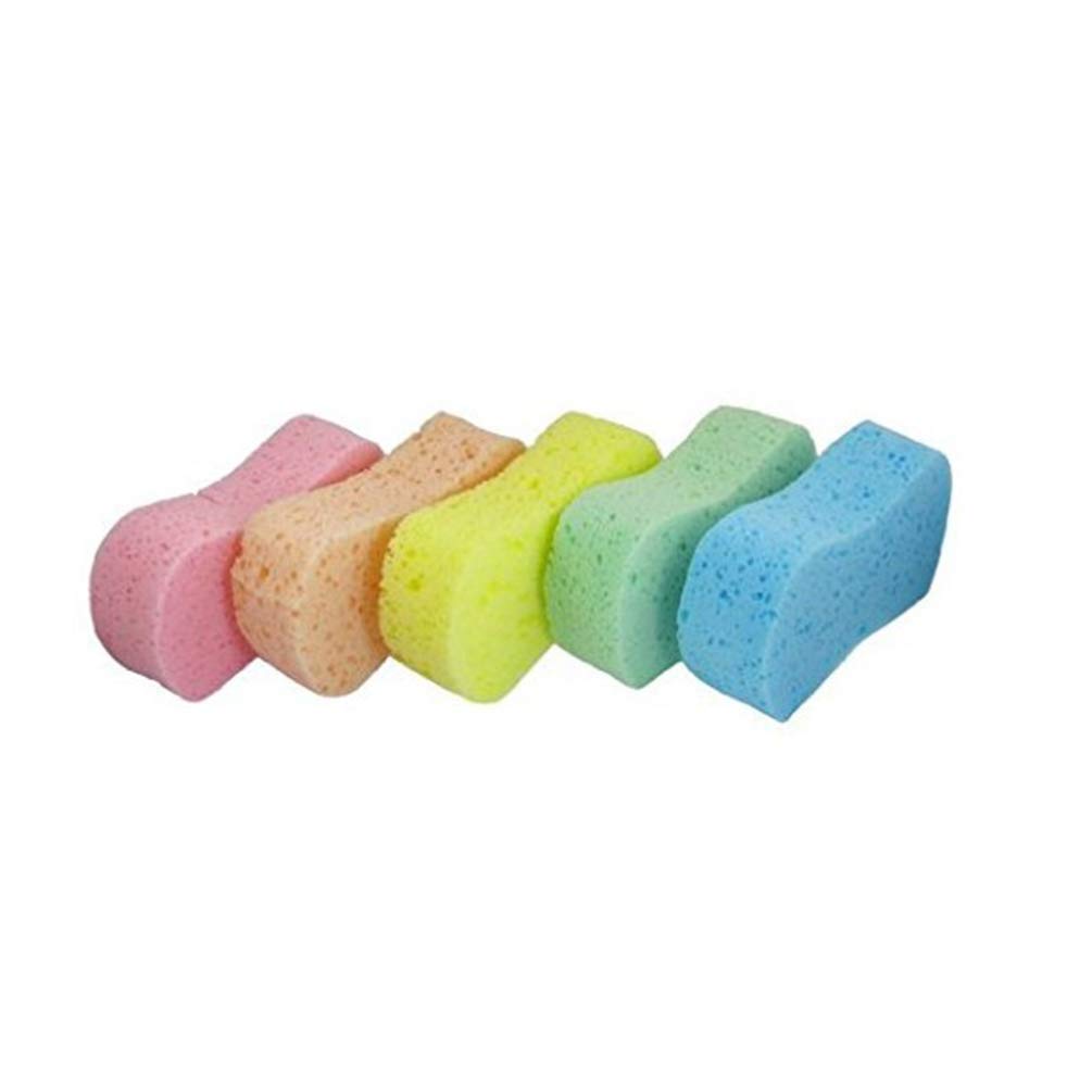 VOSAREA 5-Pack Premium Car Wash Sponges - Ultra Soft Foam Scrubber Pads for Car, Bike, Boat Cleaning - Multi-Purpose Kitchen & Bathroom Sponge for Household Cleaning (Great for Waxing, Detailing & Surface Care)