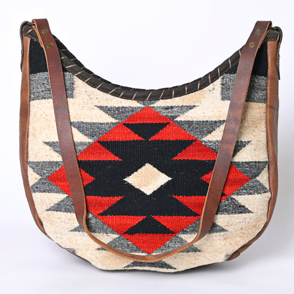 American Darling ADBG1121 Genuine Leather Women's Hobo Saddle Bag - Western Style Handbag Purse for Casual Outings & Country Events