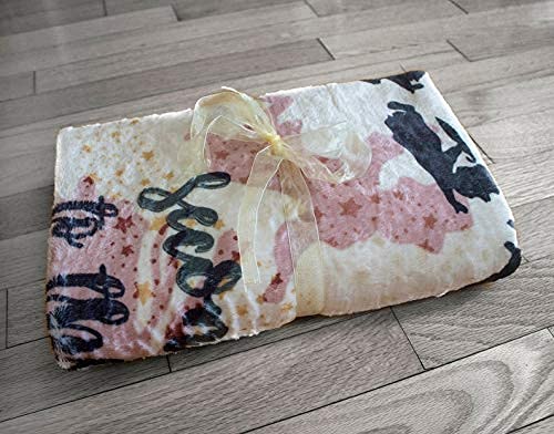 Peter Pan Baby Blanket - Disney Inspired Nursery Gift | Soft Pink Minky Blanket for Baby Showers, Newborns & Nursery Decor | Handmade Premium Quality