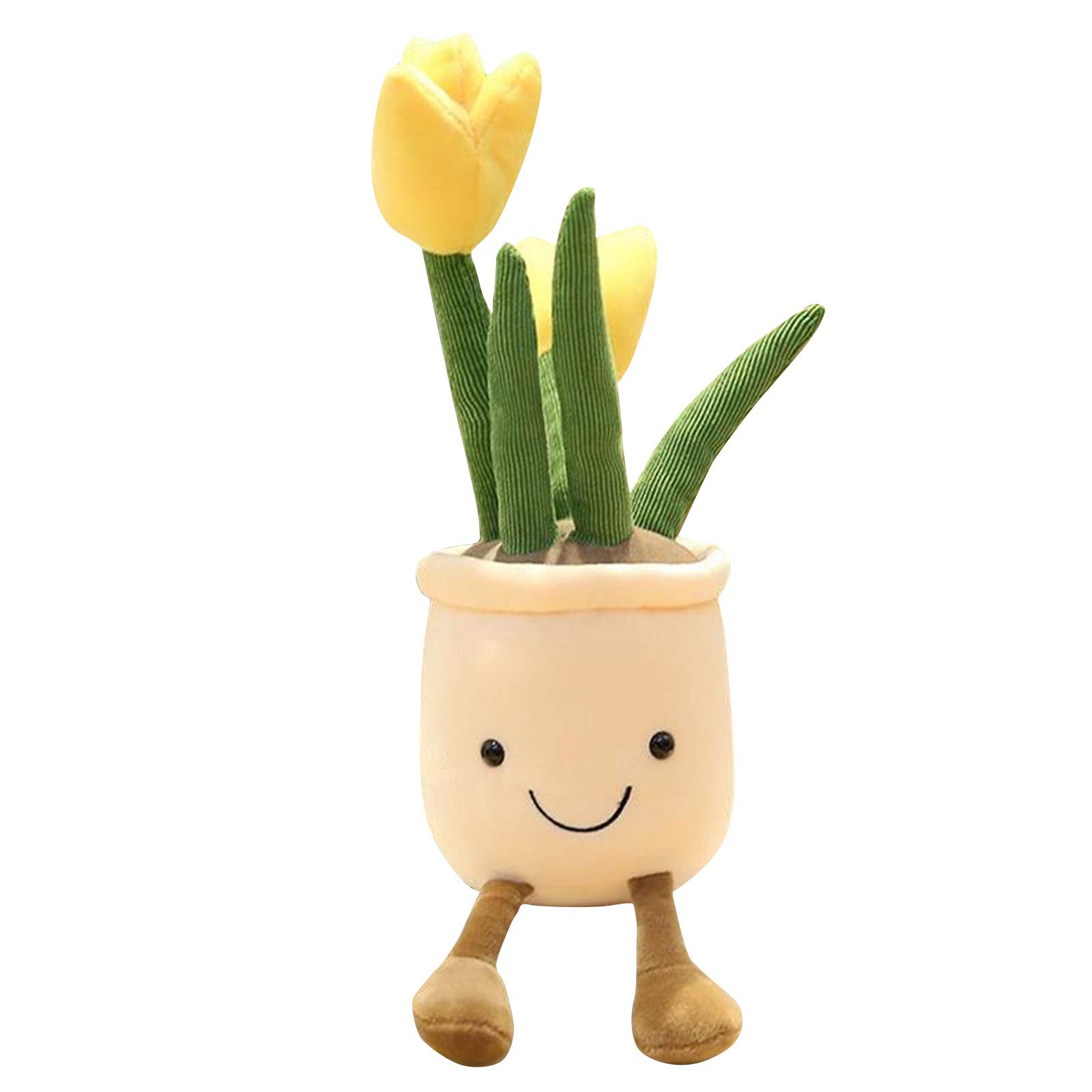 Xipoxipdo Realistic Plush Flower Doll - Cute Indoor Decorative Plant Toy for Home, Office & Nursery Decor | Perfect Gift for Plant Lovers