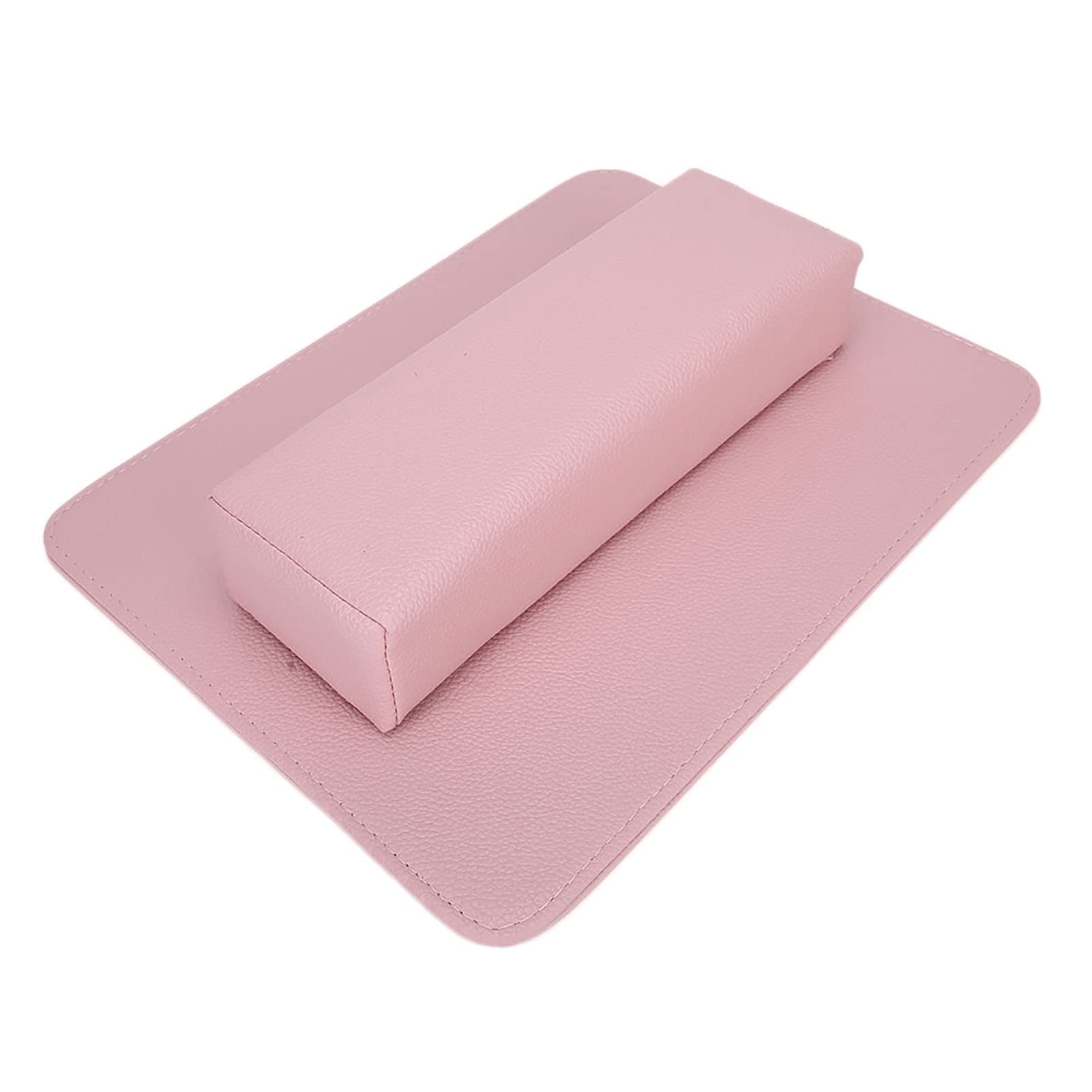 Washable Foldable Nail Art Hand Pillow - Gel Polish Hand Holder & Wrist Rest Cushion for Manicure - Salon Tools Accessories (Pink) | Perfect for Nail Artists, Home Manicures & Salon Professionals