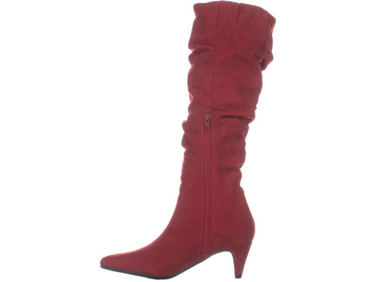 Bar III Women's Edina Fabric Pointed Toe Knee High Fashion Boots - Stylish & Comfortable for Fall Winter, Office, Party & Date Night Outfits