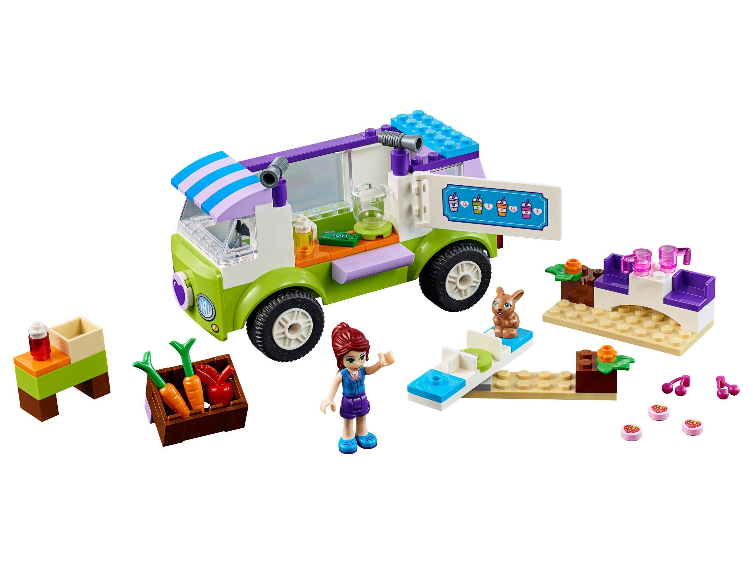 LEGO Juniors Mia's Organic Food Market 10749 Building Kit (115 Pieces) - Creative Pretend Play Toy for Kids Ages 4+ | Perfect for Learning Healthy Eating & Role-Playing Scenarios