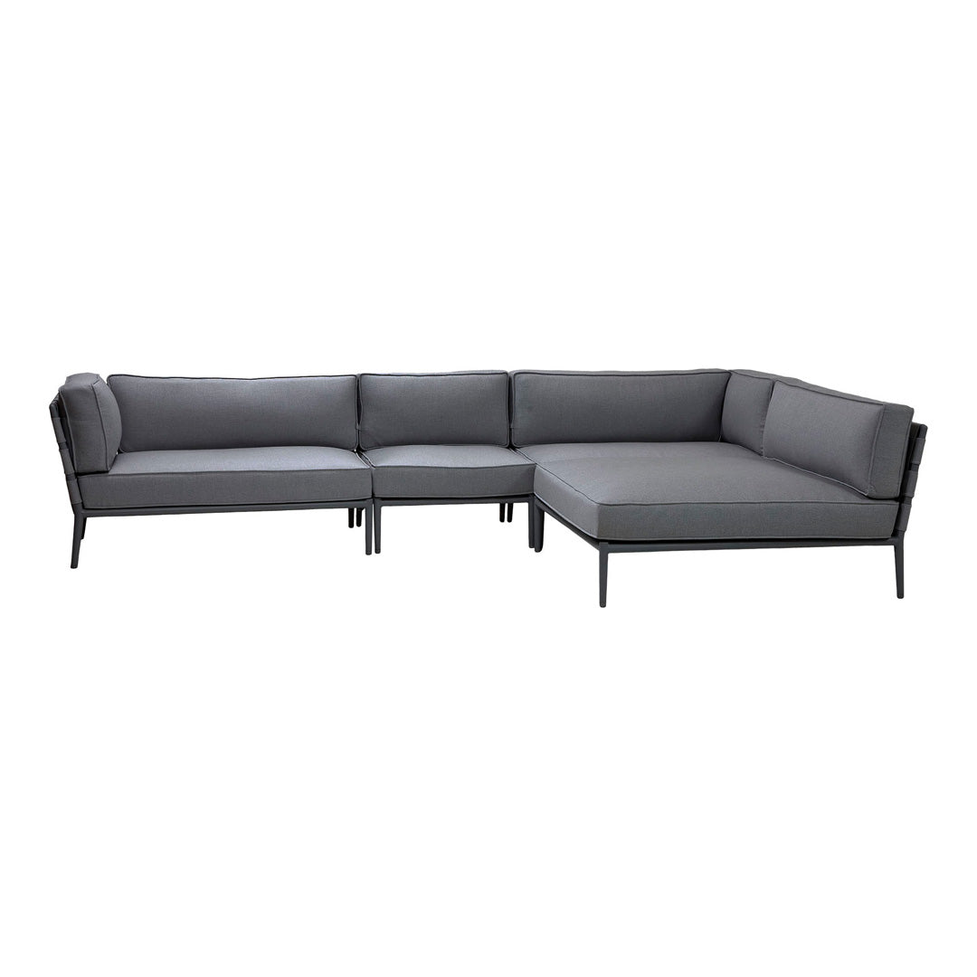 Pre-Configured Conic Sofa Set - 4 Piece Living Room Furniture for Modern Home Decor | Perfect for Family Gatherings & Cozy Evenings