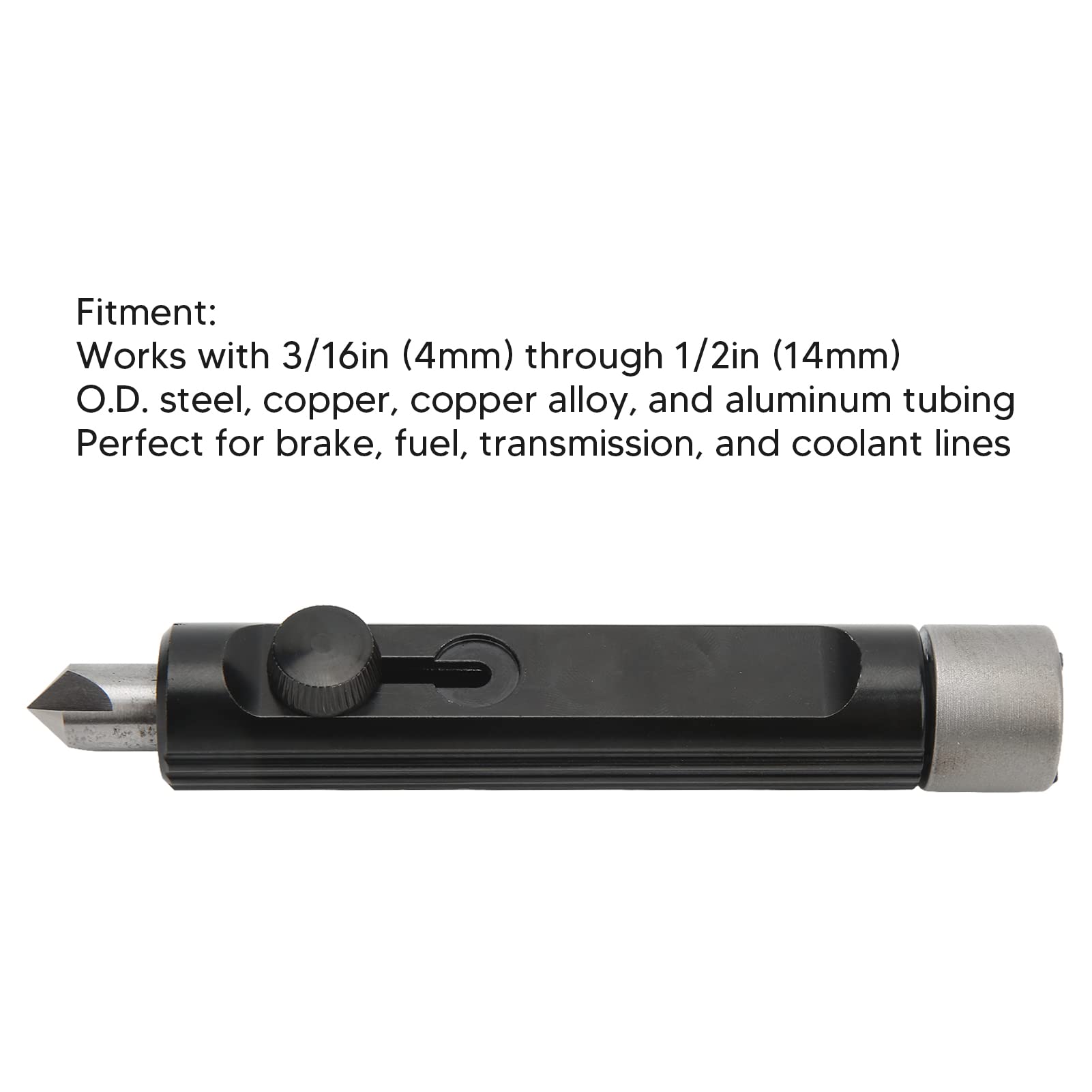 Heavy Duty Metal Brake Line Deburring Tool - 3/16