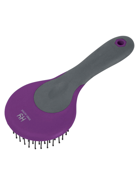 Hy Sport Active Mane and Tail Brush for Horses - Gentle Grooming Tool for Detangling & Shining - Perfect for Daily Care, Show Prep & Trail Rides