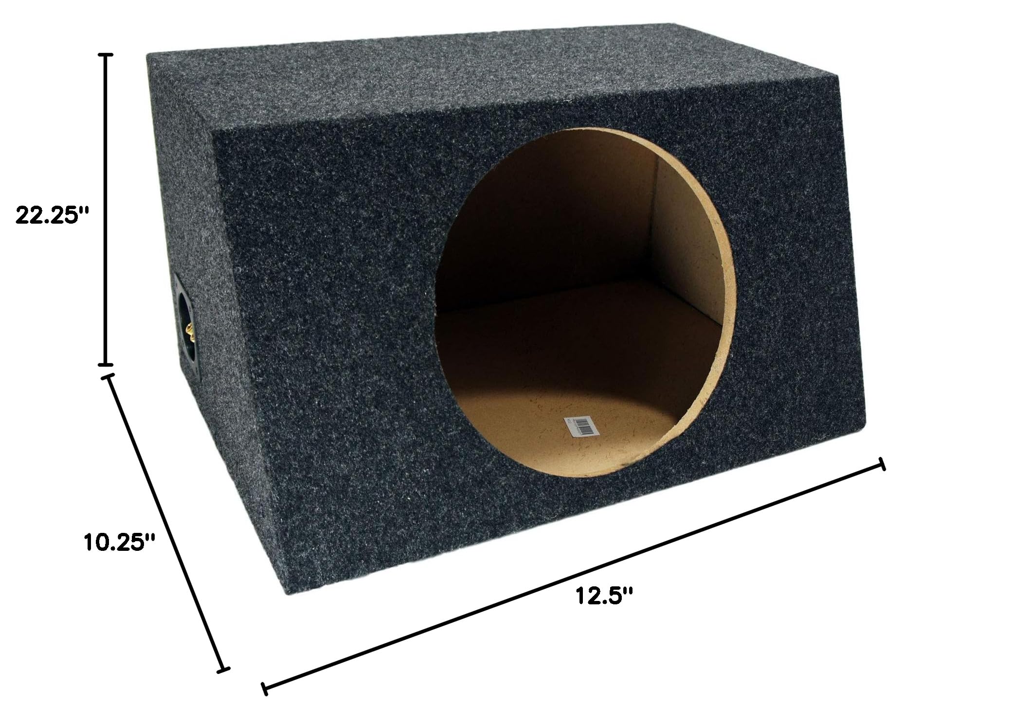 Harmony Audio HA-F124 12-Inch Car Subwoofer with HA-A400.1 Amplifier Bundle - Sealed Enclosure for Universal Car Stereo & Hatchback - Powerful Bass for Music, Movies & Road Trips