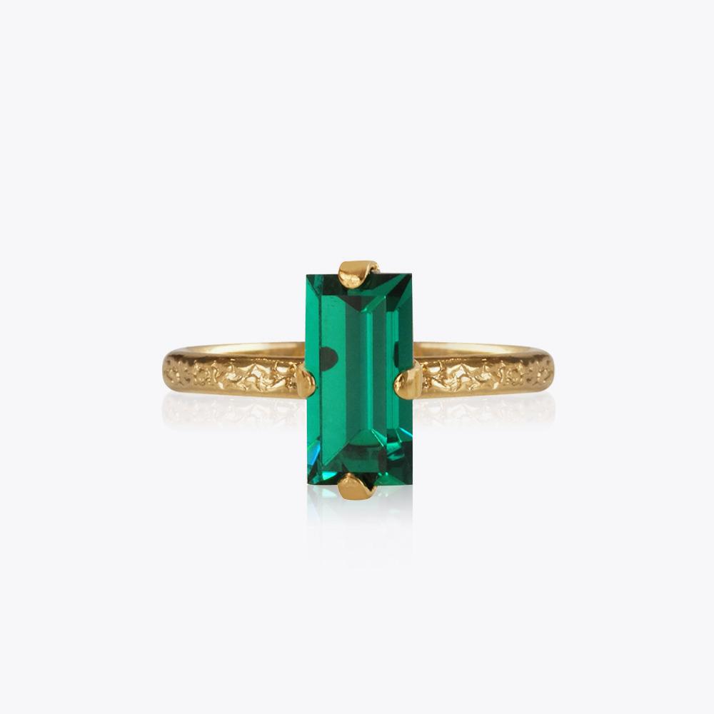 Emerald Baguette Ring - Elegant Green Gemstone Jewelry for Women | Perfect for Engagement, Wedding & Special Occasions