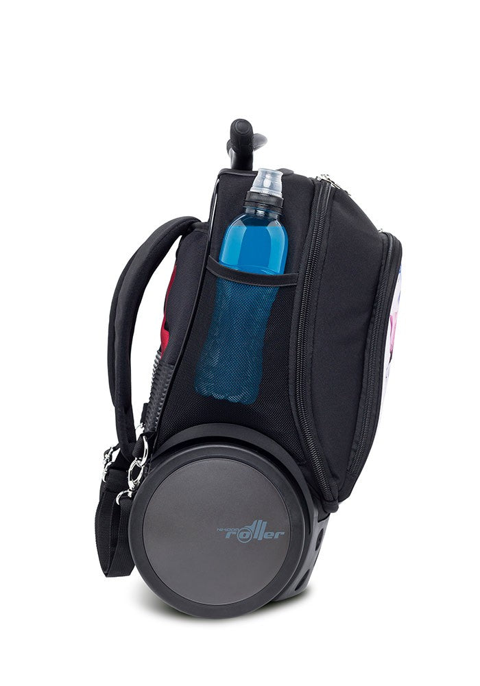 Nikidom Roller UP Trolley School Backpack with Wheels - Lightweight Travel Luggage for Kids & Teens - Perfect for School, Travel, and Daily Commute
