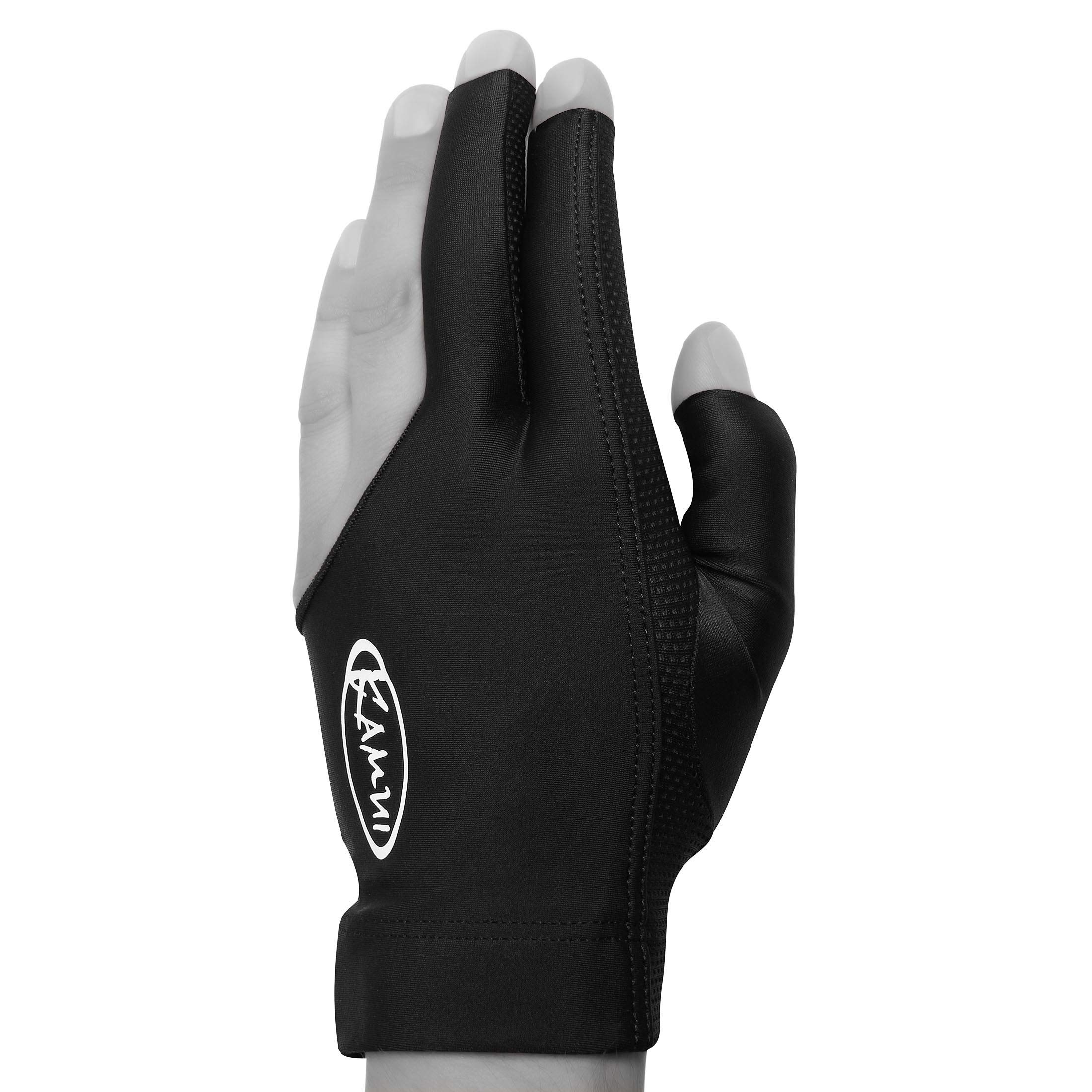 KAMUI Billiard Glove - Left Hand - Quick Dry Pool Cue Gloves for Enhanced Grip & Control - Perfect for Professional & Amateur Players in Tournaments & Practice