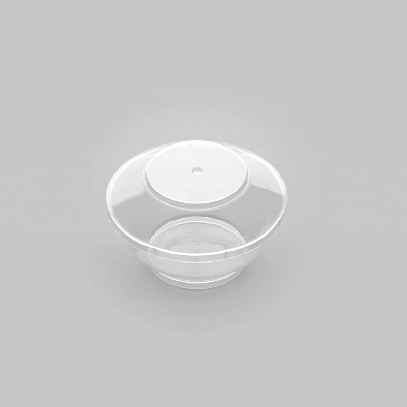 6 oz Clear Plastic Deli Containers with Lids - 10 Pack (4
