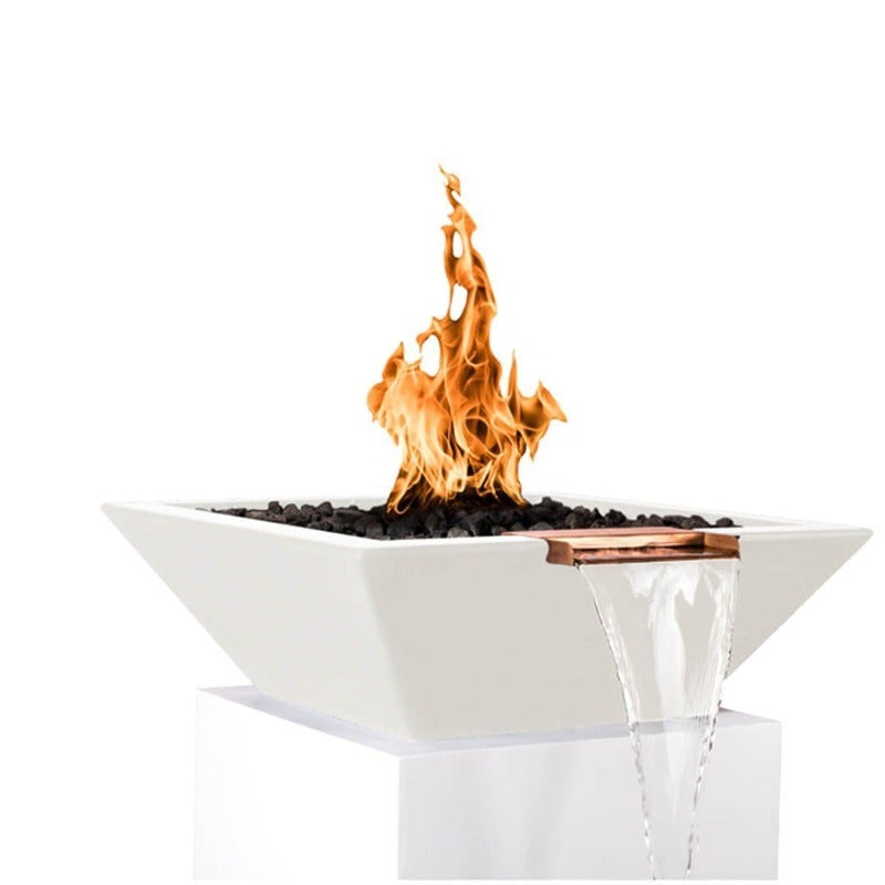 Maya Fire & Water Bowl - Handmade Concrete Bowl for Outdoor & Indoor Decor | Perfect for Fire Pits, Water Features, Zen Gardens, and Table Centerpieces
