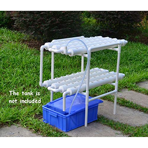 INTBUYING Hydroponic 72-Site Grow Kit with Water Pump & Baskets - Indoor Herb Garden System for Home, Kitchen, or Classroom Hydroponics