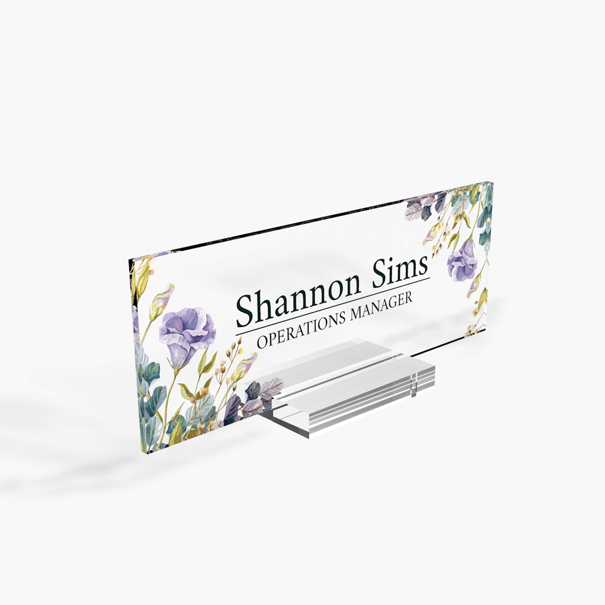 Custom Engraved Desk Name Plate for Home Office - Personalized Business Name Sign for Professionals & Office Staff - Perfect for Corporate Gifts, Executive Desks & Reception Areas