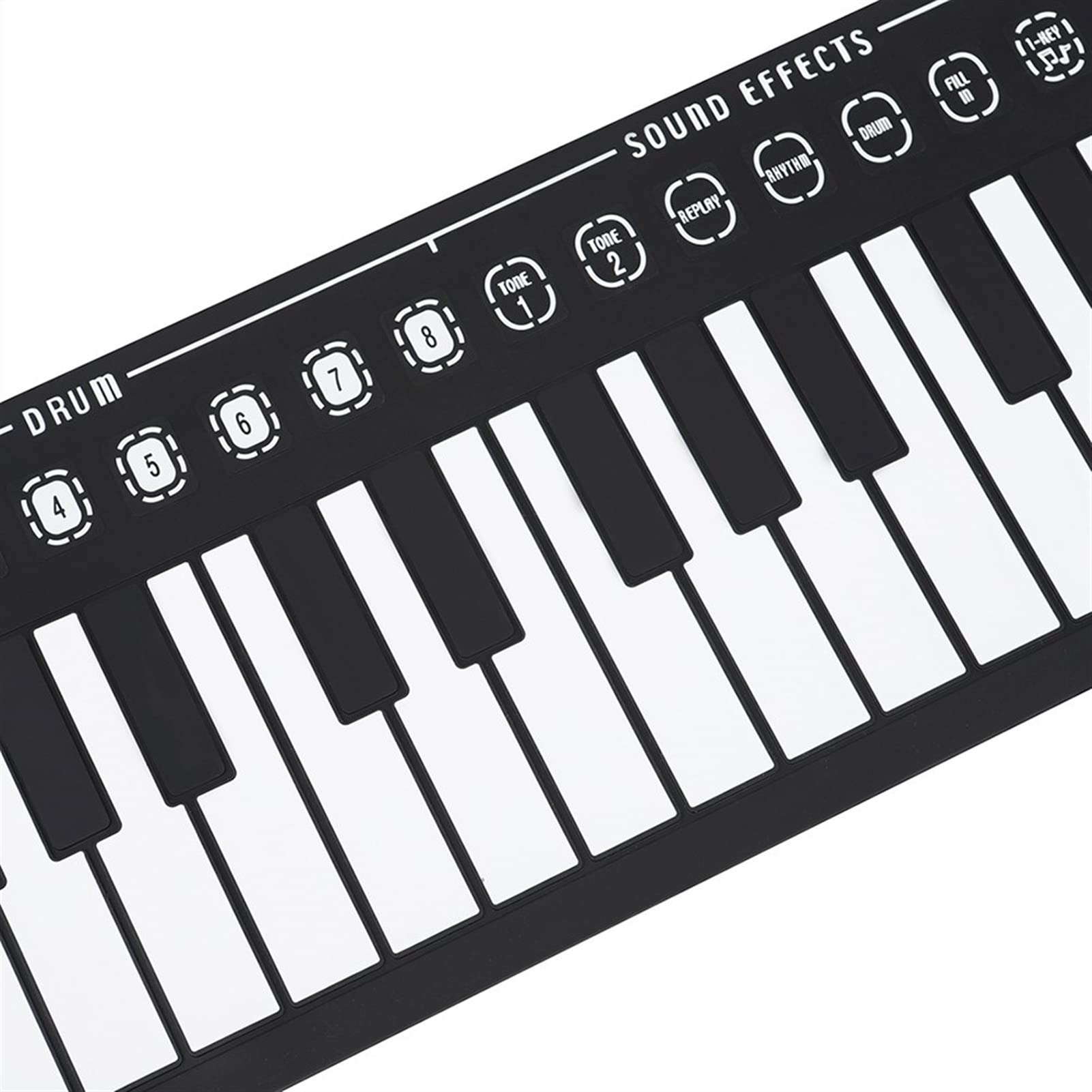 49-Key Foldable Piano Keyboard - Portable Electronic MIDI Keyboard with Built-in Speaker | Perfect for Travel, Home Practice & Live Performances