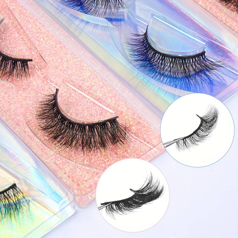 20 Pairs of False Eyelashes Set - Natural & Thick Styles for Dramatic or Everyday Look - Perfect for Parties, Weddings and Daily Makeup