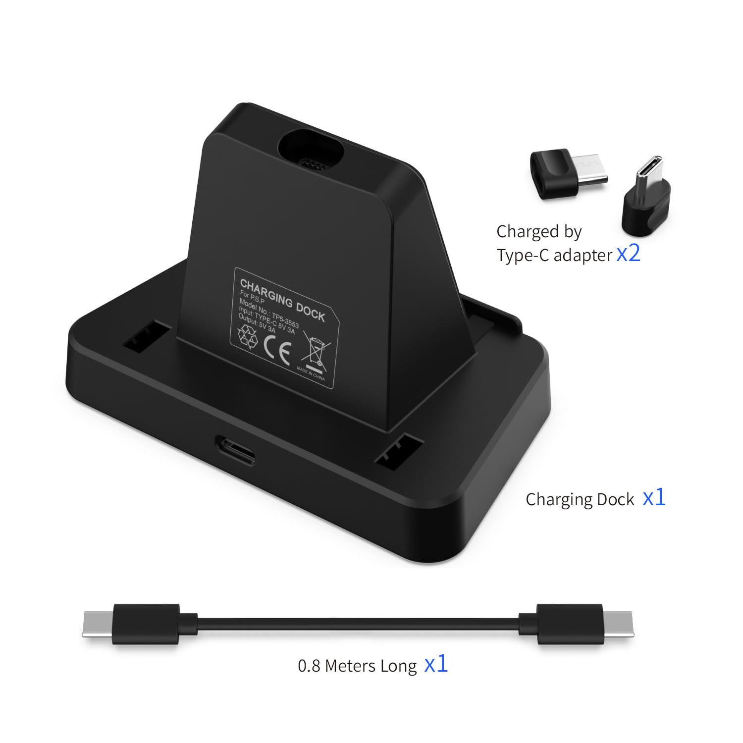 PS5 Portal Charging Dock with Type-C Cable - Portable Gaming Station