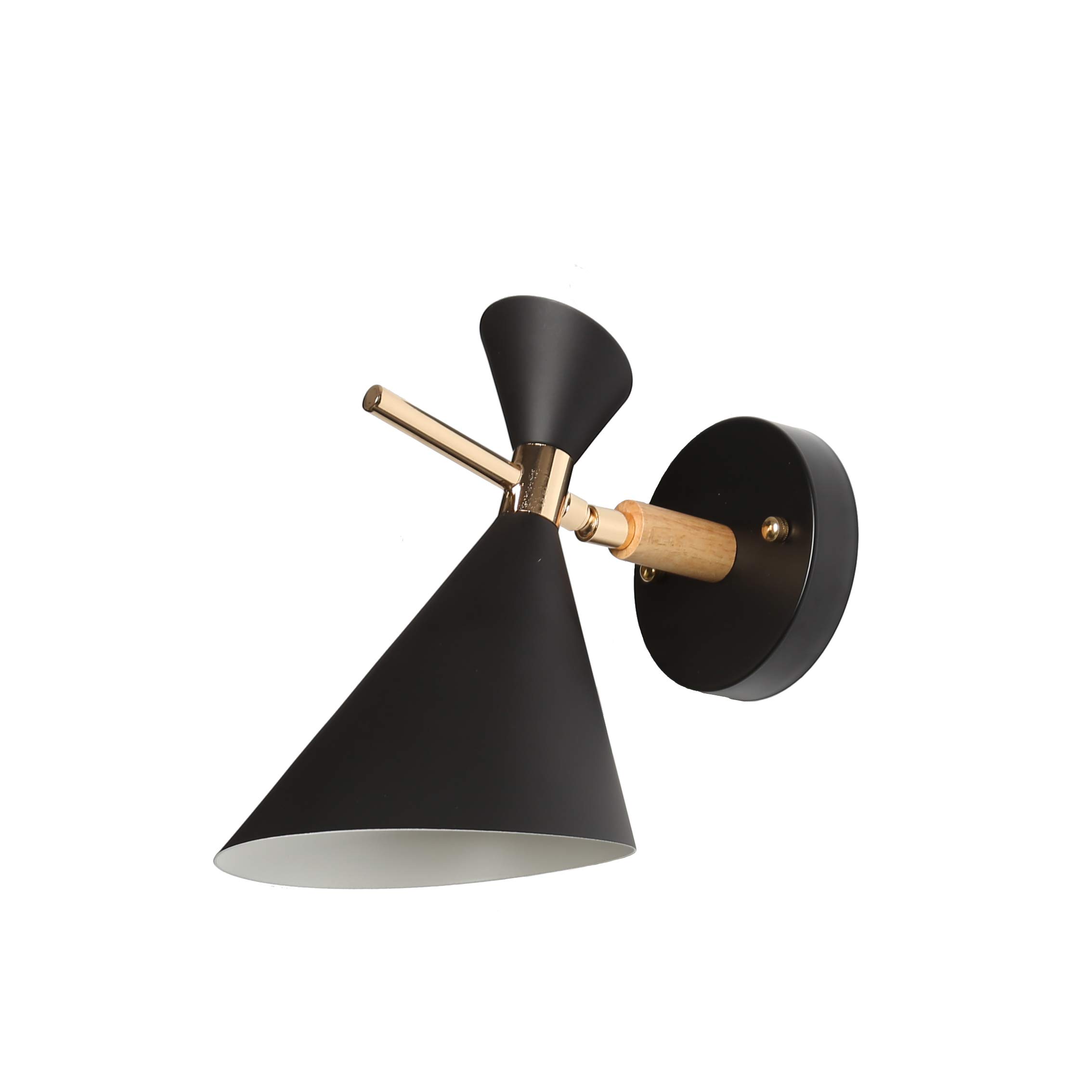 Modern LED Wall Sconce - Adjustable Up/Down Lighting Metal Wall Lamp for Bathroom, Staircase, Bedroom - Perfect for Homes, Restaurants, Coffee Shops & Offices (Black) - Create Ambient Lighting for Relaxation & Decor
