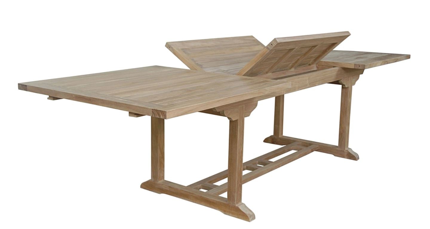 Anderson Teak Bahama 10-Foot Rectangular Extension Dining Table TBX 010R - Perfect for Outdoor Patio, Garden, and Poolside Entertaining