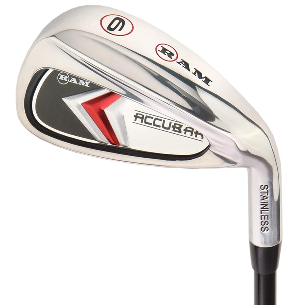 Ram Golf Accubar Men's Right Hand Iron Set 6-7-8-9-PW with 24° & 27° Hybrids | Perfect for Mid-Handicap Golfers on the Course