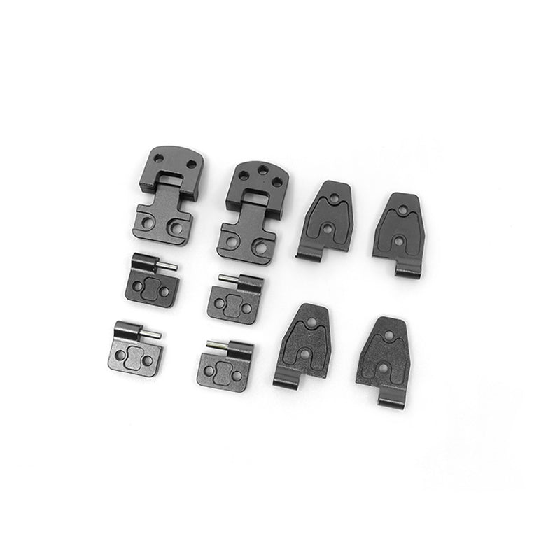 Metal Device Cover Plate Brake Caliper Door Hinges LED Luggage Rack for CAPO 1/6 SIXER1 RC Crawler Car - 2WD/4WD Transfer Case Upgrade Parts - Perfect for Off-Road Crawling & Scale Model Customization