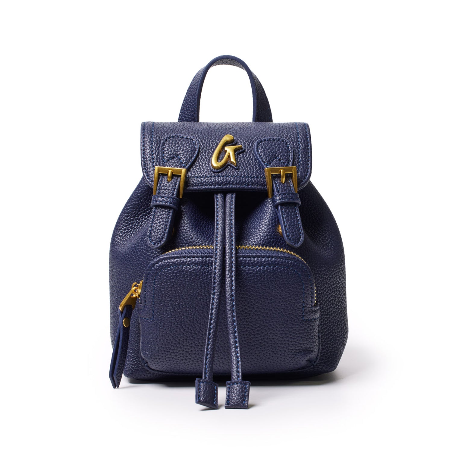 Mini Pebble Crossbody Backpack for Women - Stylish Navy Blue Small Shoulder Bag - Perfect for Travel, Shopping & Daily Use