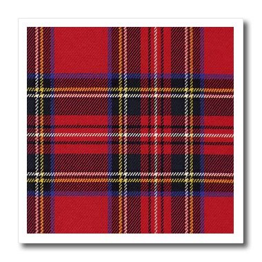 3dRose Plaid Iron-On Heat Transfer for T-Shirts & Fabric - 8x8 Inch Red & Green Holiday Design - Perfect for DIY Crafts, Christmas Apparel & Custom Gifts