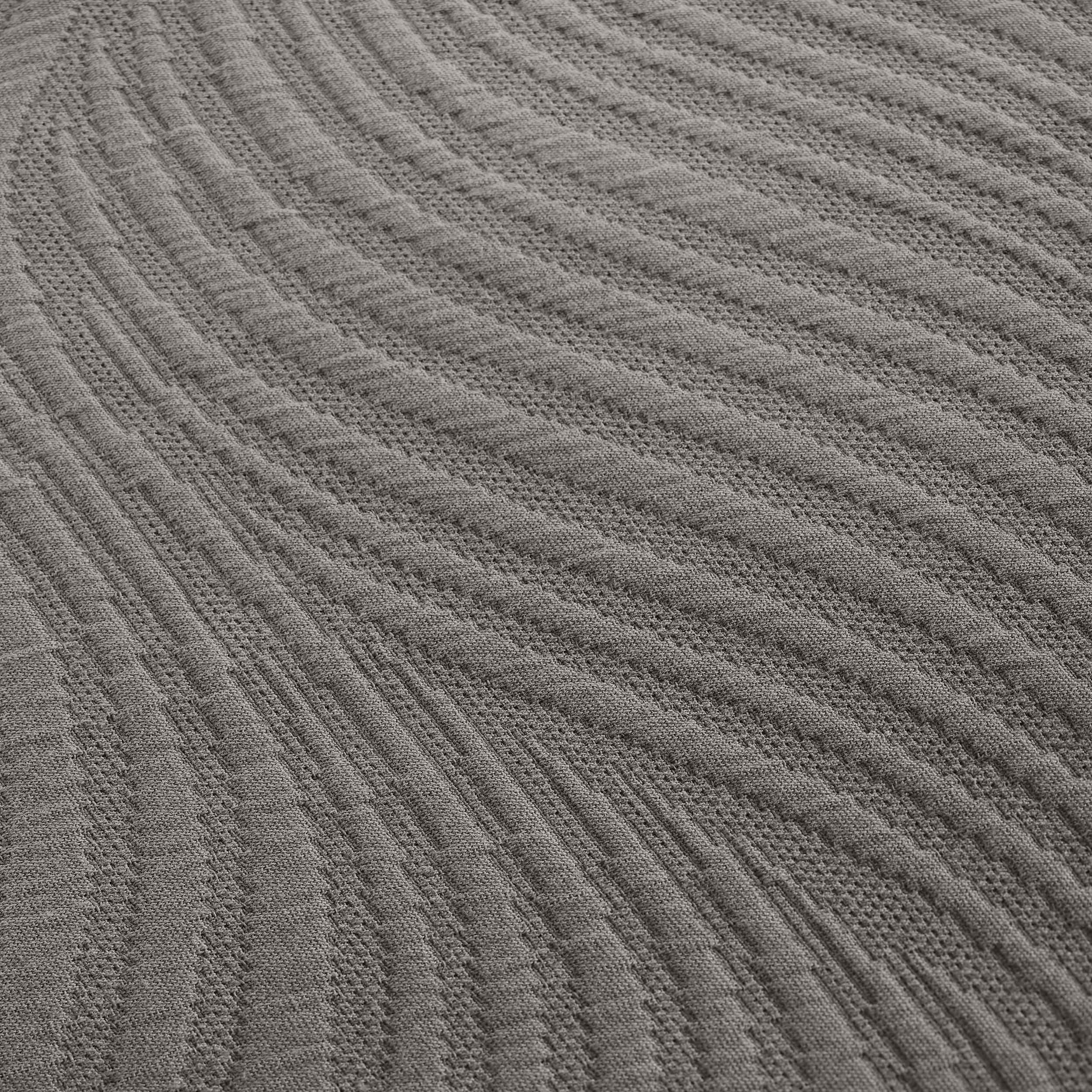 Luxury Cascade Cotton Jacquard Matelassé 3-Piece Bedspread Set - Queen Size Bedding with Elegant Textured Design for Master Bedroom & Guest Room Decor