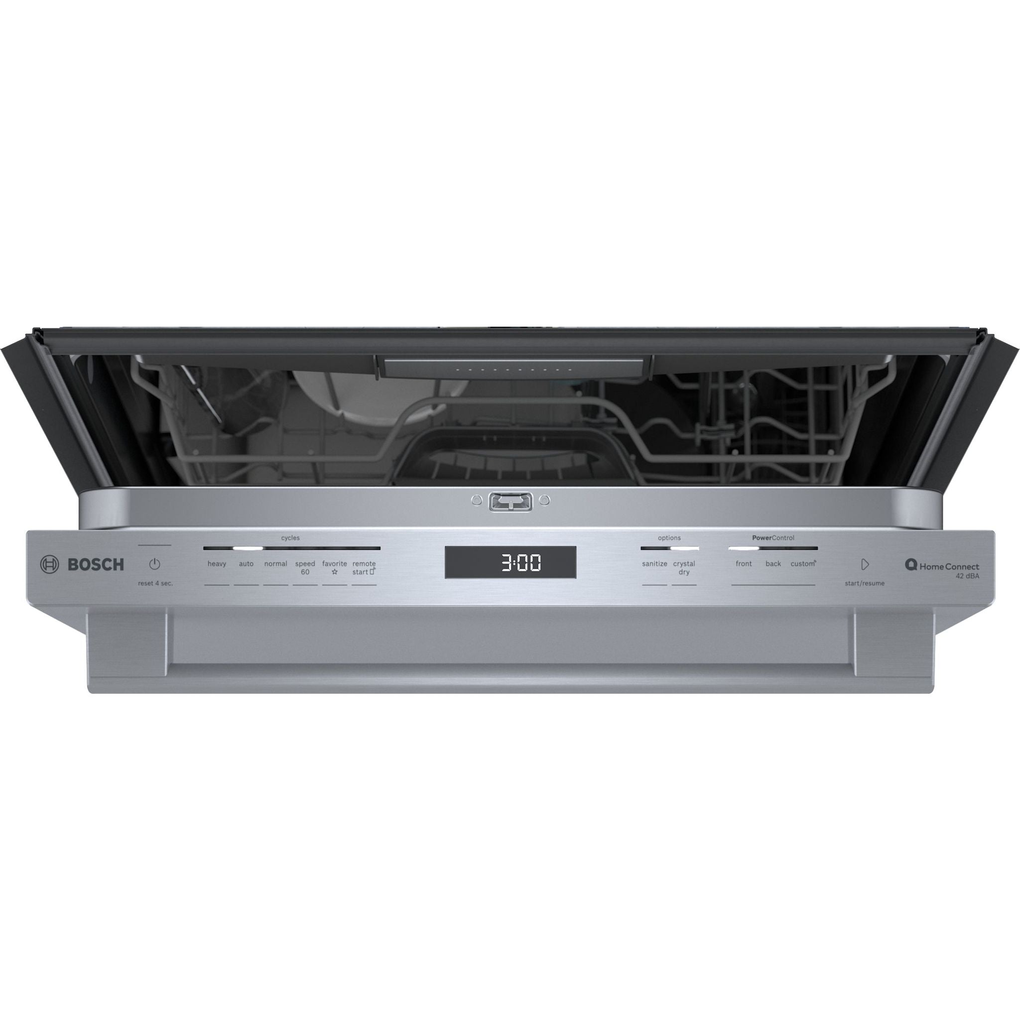 Bosch SHX78CM5N Stainless Steel Built-In Dishwasher - Quiet 44 dBA, 16 Place Settings, Perfect for Large Families & Open-Concept Kitchens