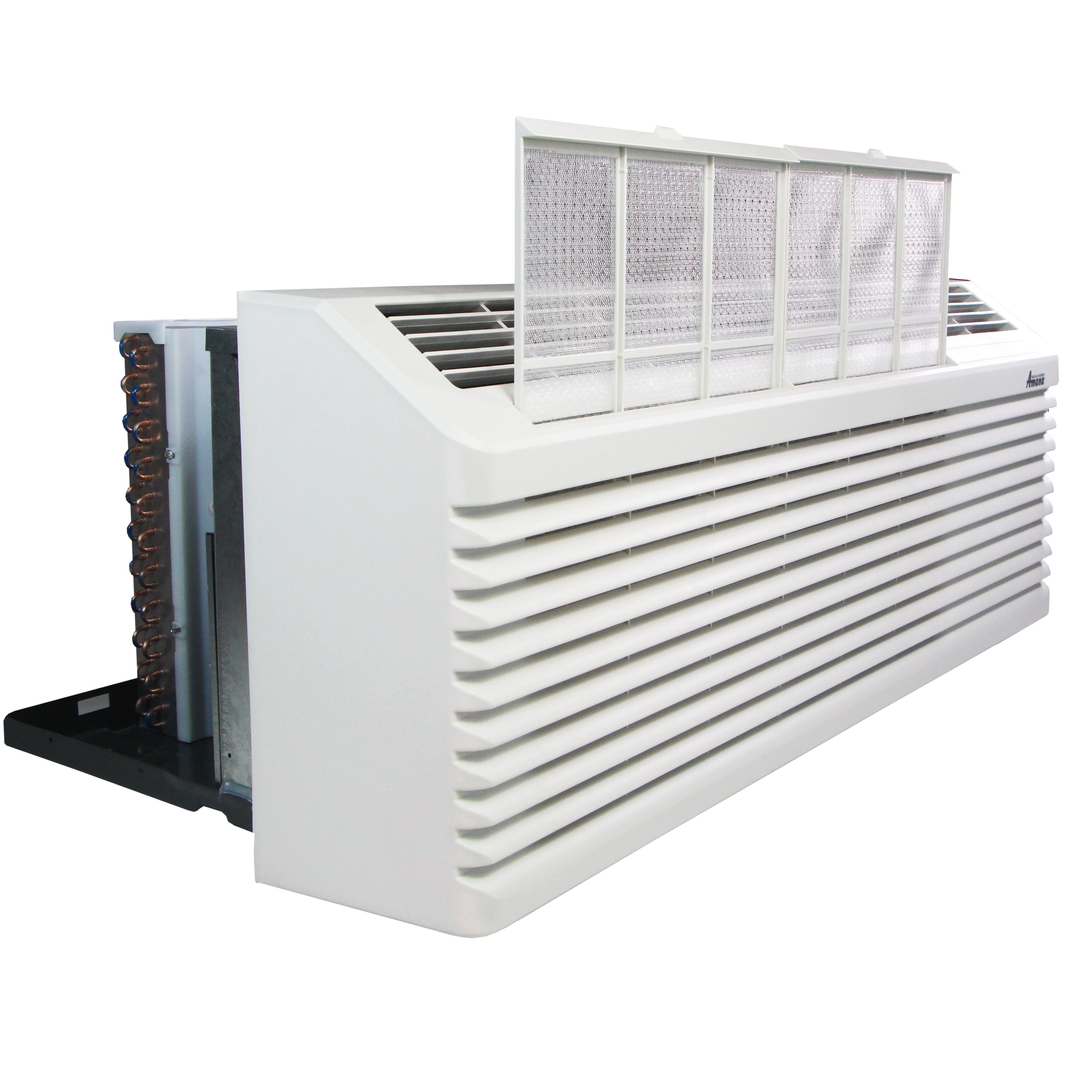 AMANA PTAC 15,000 BTU Air Conditioner & Heater Unit - 14,800 BTU Cooling, 2.5 kW Electric Heater, 15 Amp Plug, R32 Refrigerant | Perfect for Hotels, Apartments & Commercial Spaces