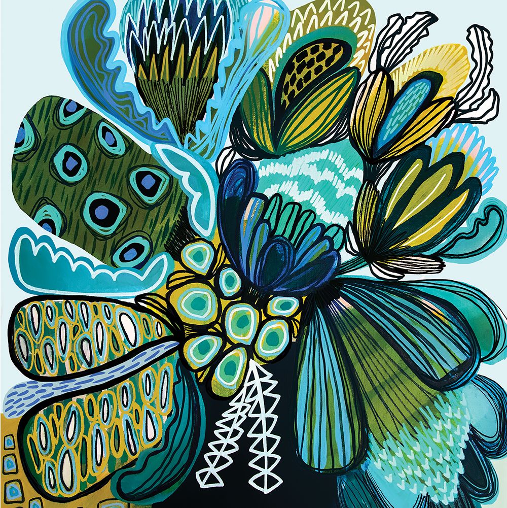 Kirsten Katz Greeting Cards | Beautiful Azure Native American Design | Perfect for Birthdays, Holidays & Special Occasions