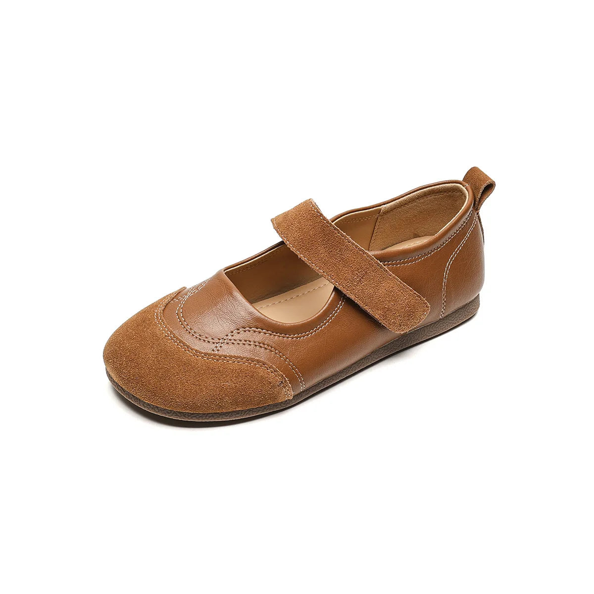 2024 Spring Women's Mary Jane Flats - Korean Style Leather Loafers for Casual, Work & Party Wear - Sizes 41 & 43 | Comfortable Slip-On Shoes for Office, Dating & Daily Outfits