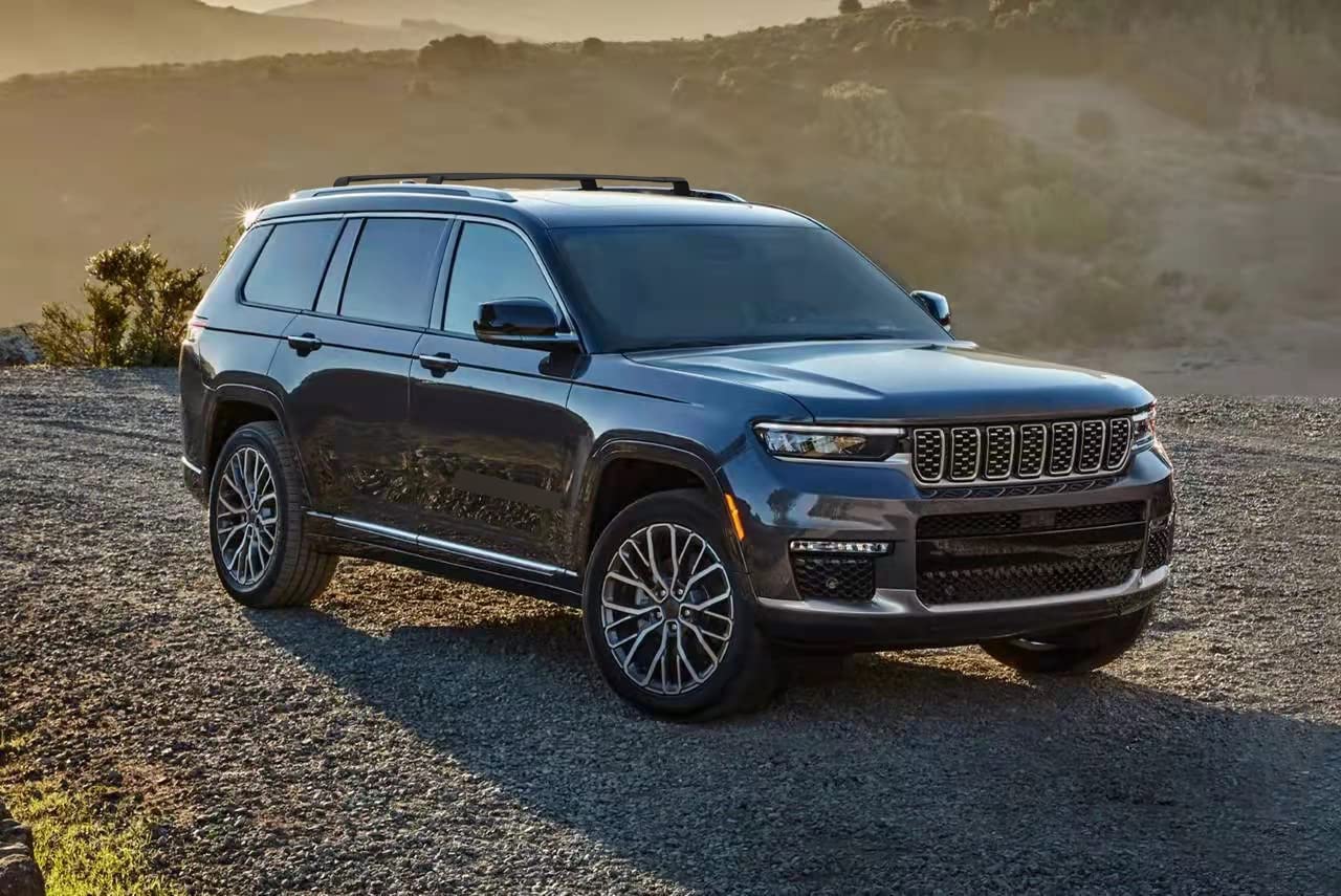Jeep Grand Cherokee L (2021-2025) & Grand Cherokee (2022-2025) Roof Rack Cross Bars - Heavy Duty Cargo Carrier Accessories for Outdoor Adventures, Camping & Road Trips
