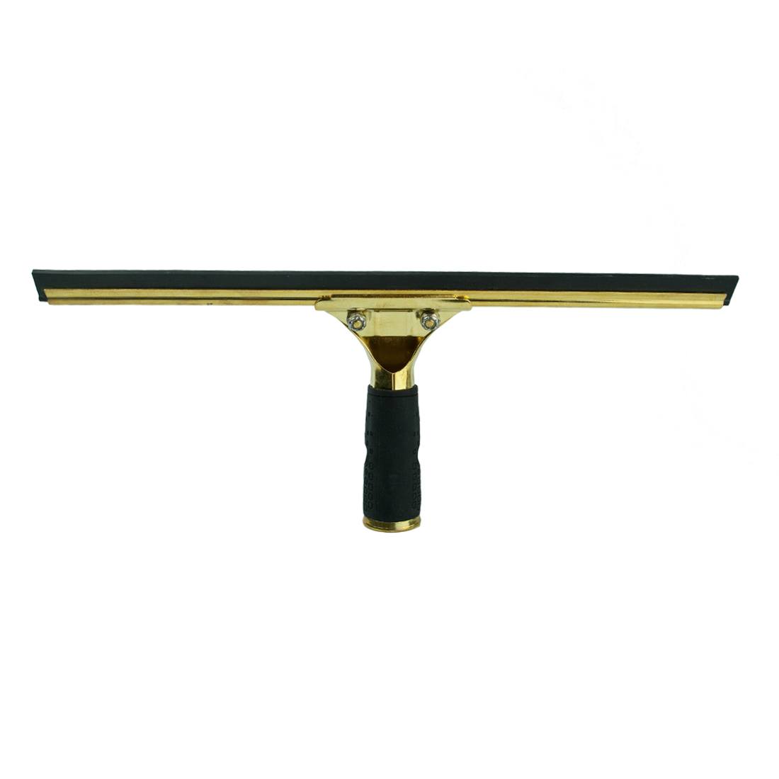 Ettore Quick Release Brass Squeegee with Rubber Grip - Heavy Duty Window Cleaning Tool for Home, Office, and Car Wash Use