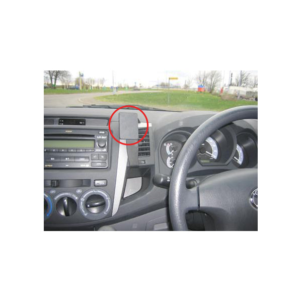 ClicOn No Holes Center Dash Mount for Toyota HiLux 2006-2009 | Secure Phone Holder for Off-Road & Daily Driving