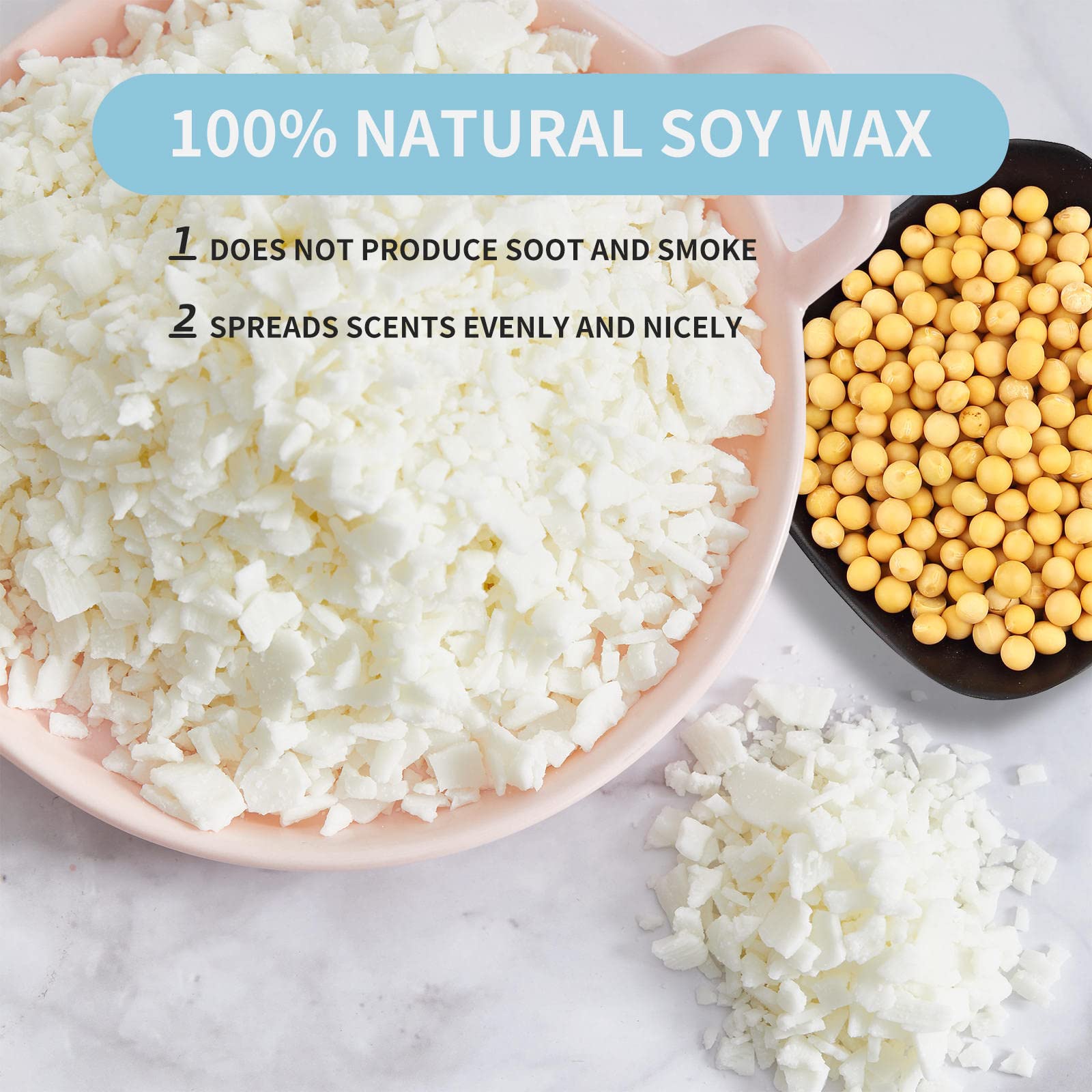 Soy Candle Making Kit for Beginners - DIY Scented Travel Tin Candles with Natural Soy Wax, 6 Fragrances - Perfect for Adults & Kids, Home Decor, Gifts, and Relaxation (Crafts, Aromatherapy, Party Favors)
