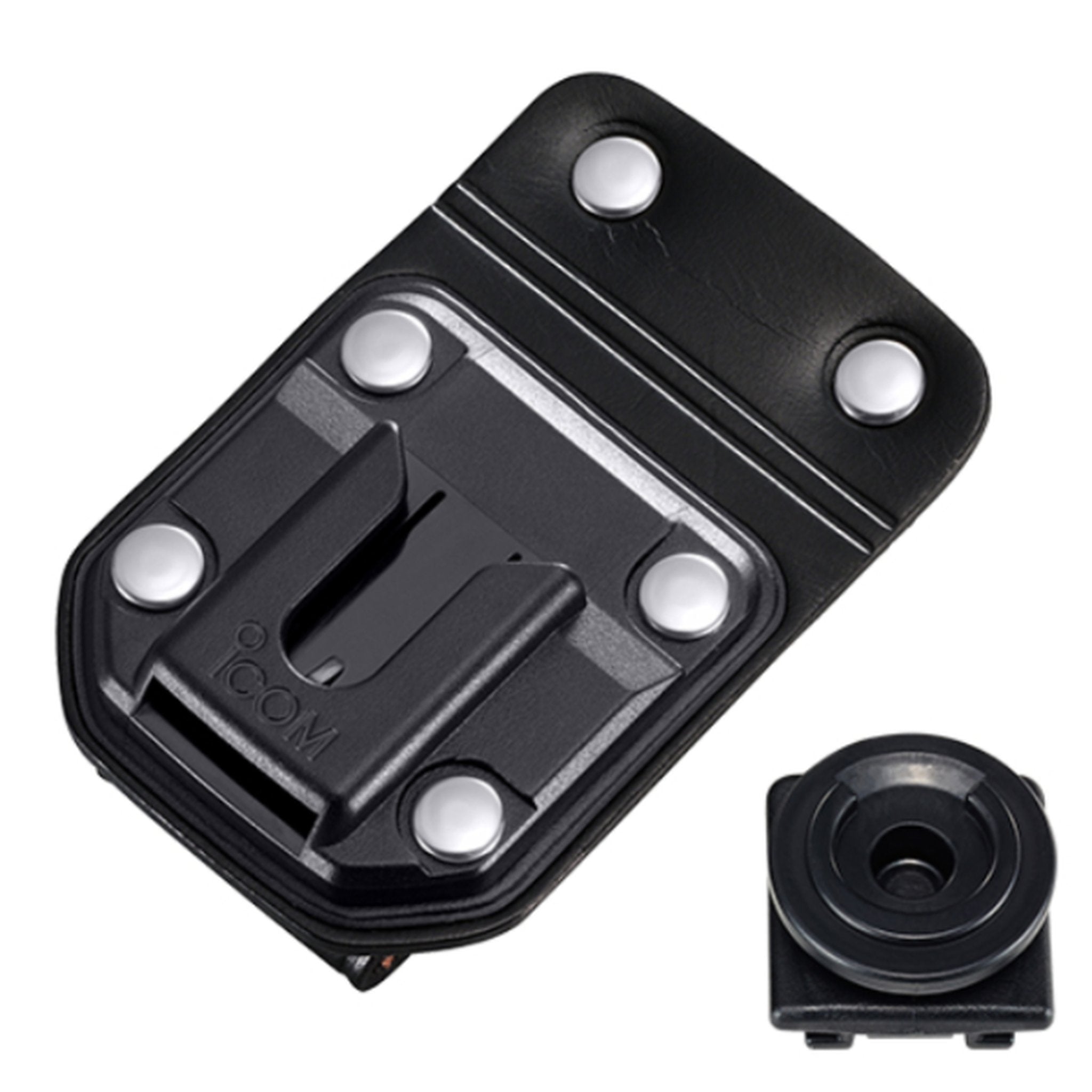 Icom MB96N Heavy Duty Swivel Belt Clip - Secure Radio Holder for Walkie Talkies, Ideal for Construction, Security & Outdoor Activities