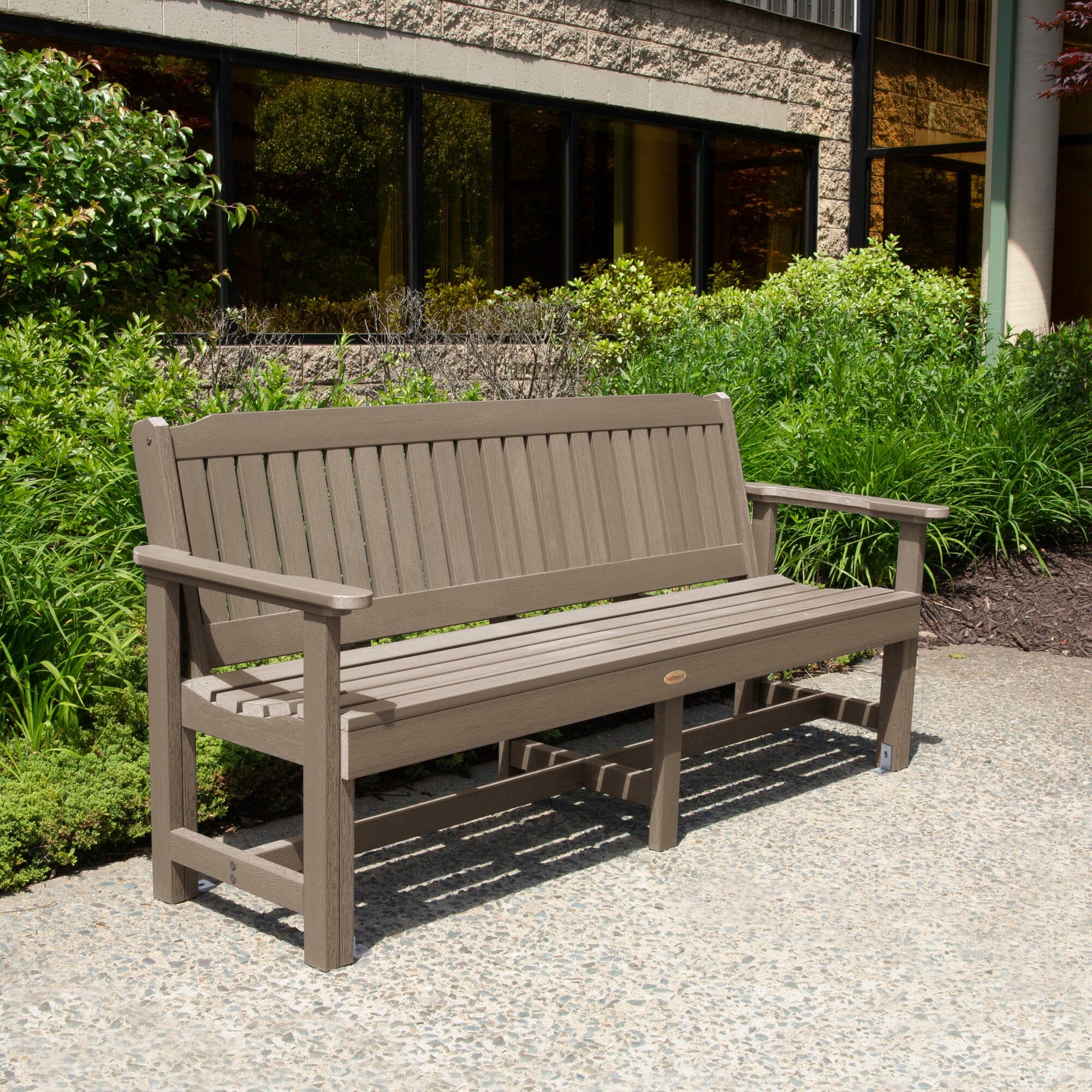 6ft Lehigh Garden Bench - Outdoor Patio Furniture for Backyard, Porch, or Garden Seating - Weather-Resistant & Durable