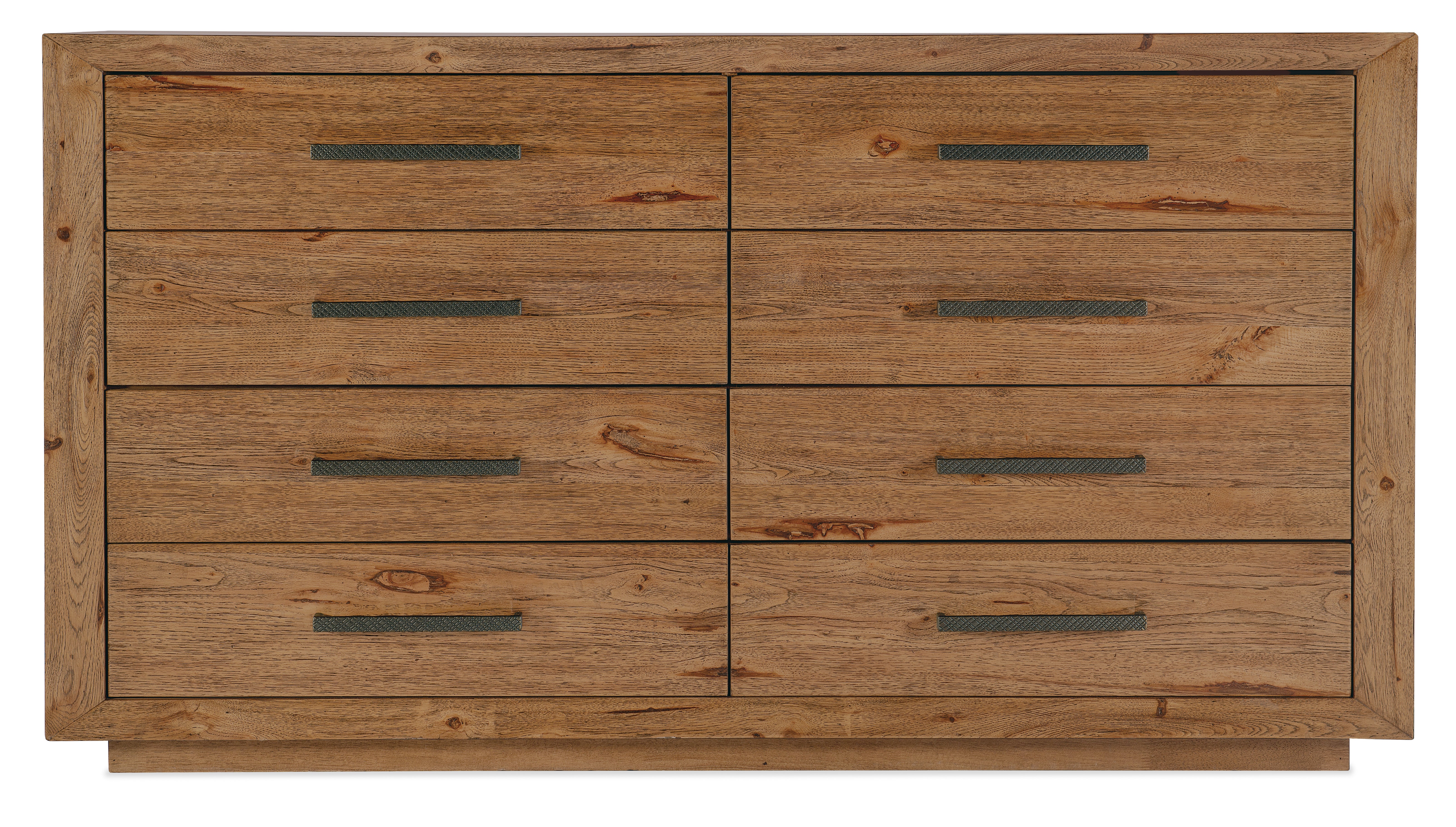 Big Sky 8-Drawer Dresser - Solid Wood Bedroom Chest of Drawers for Clothes Storage, Organizer for Home, Office & Dorm Room