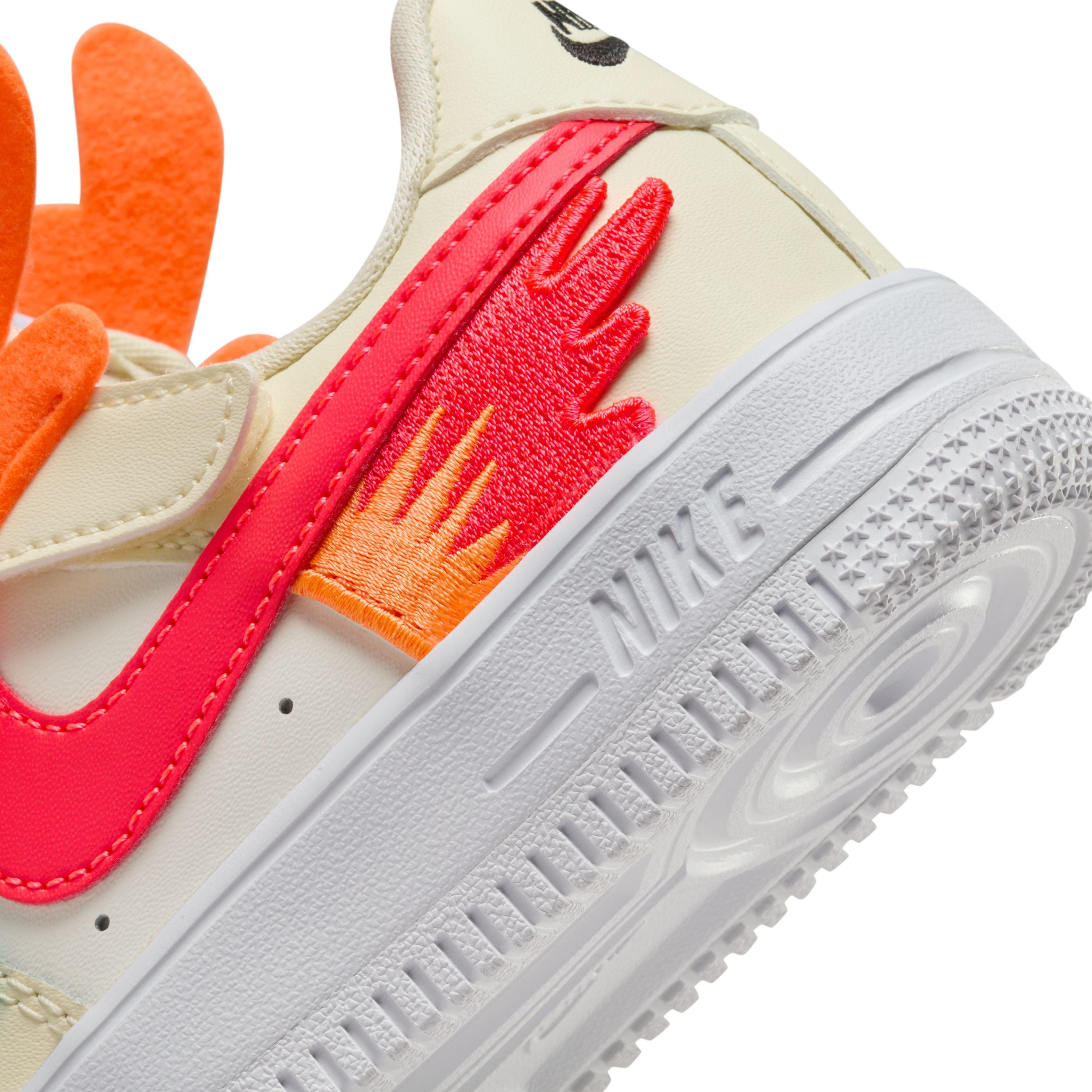 Nike Kids Force 1 Low LV8 EasyOn 'Year of the Dragon' Sneakers - Lightweight Basketball Shoes for Boys & Girls with Easy On/Off Design - Perfect for School, Playground & Dragon Year Celebrations